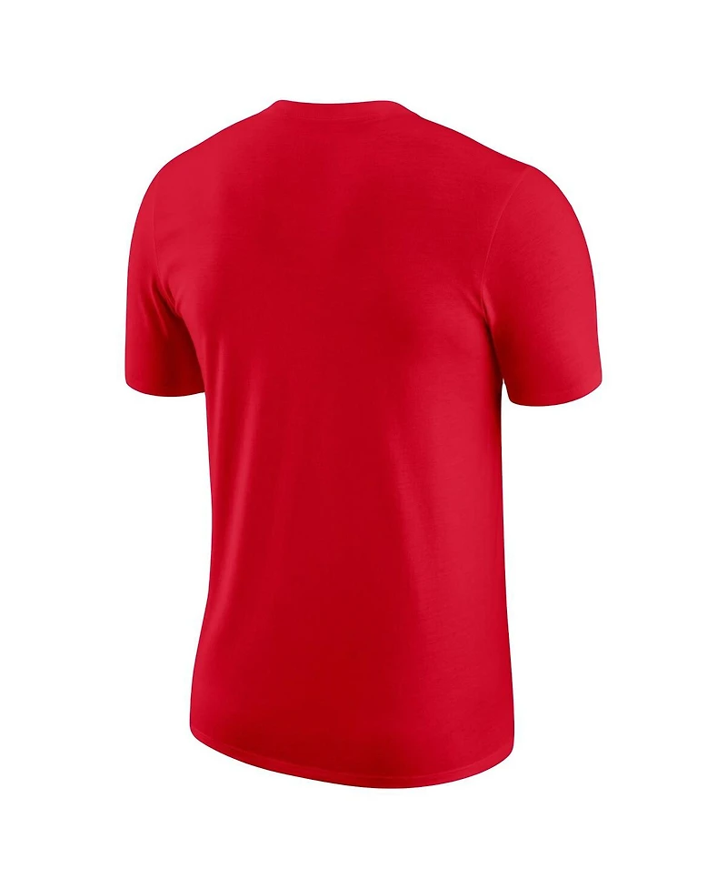 Men's Nike Red Chicago Bulls Just Do It T-shirt