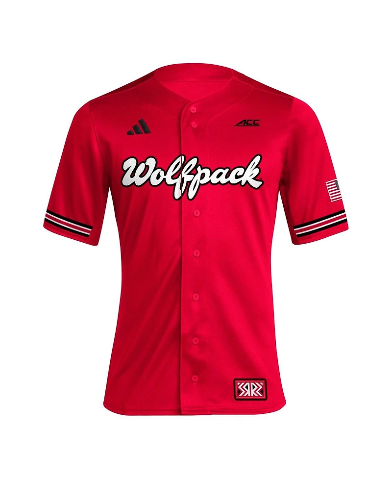 Adidas Men's Nc State Wolfpack Reverse Retro Replica Jersey Baseball