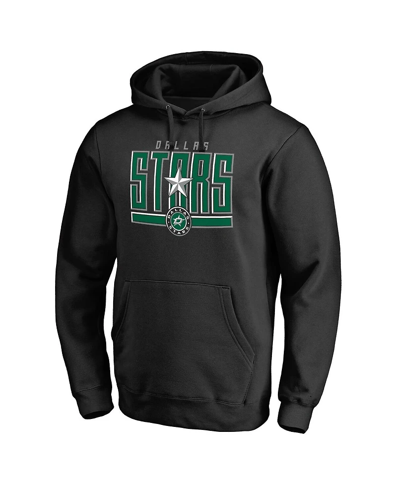 Men's Fanatics Black Dallas Stars Hometown Collection Pullover Hoodie
