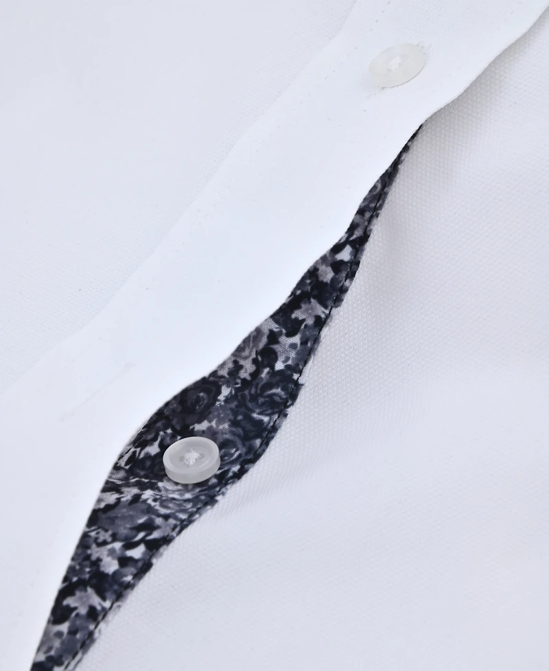 Tayion Collection Men's Solid Dress Shirt