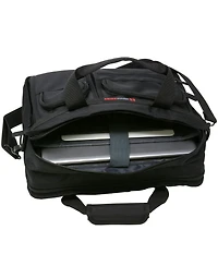 Alpine Swiss Conrad Messenger Bag 15.6 Inch Laptop Briefcase with Tablet Sleeve