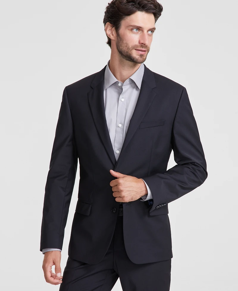 Hugo by Boss Men's Slim-Fit Superflex Stretch Solid Suit Jacket