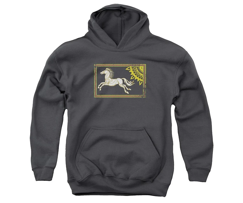 Lord Of The Rings Youth Rohan Banner Pull Over Hoodie / Hooded Sweatshirt