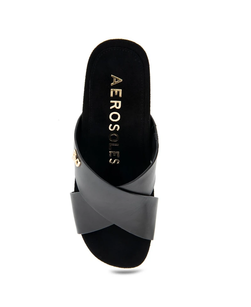 Aerosoles Women's Madina Open Toe Wedge Sandals