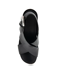 Aerosoles Women's Chrystie Buckle Block Heel Sandals