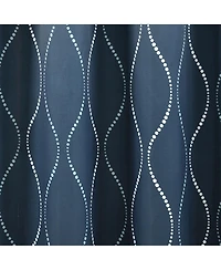 Lush Decor Swirl Light Filtering Window Curtain Panels