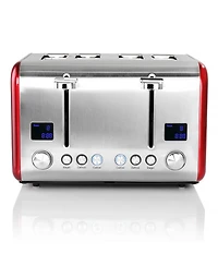 MegaChef 4 Slice Stainless Steel Toaster