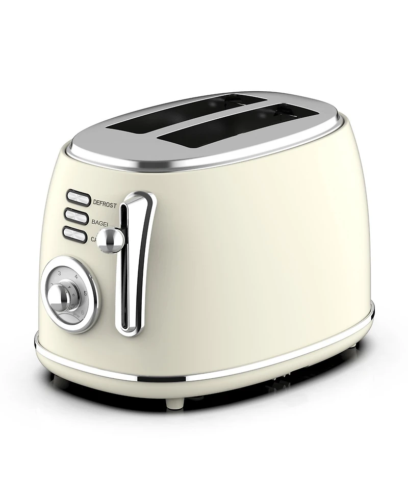 MegaChef 1.7 Quart Electric Kettle and 2 Slice Toaster Combo