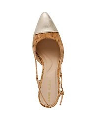 Anne Klein Women's Brooklyn Block Heel Slingback Dress Pumps