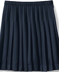 Lands' End Big Girls Pleated Skirt Below the Knee