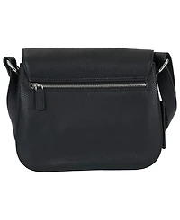 Mancini Pebble Alison Leather Crossbody Handbag