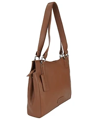 Mancini Pebble Kelsea Leather Shoulder Bag
