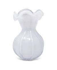 Vivience 11.75"H Glass White Vase