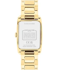 Coach Women's Reese Gold-Tone Stainless Steel Crystal Watch 24mm