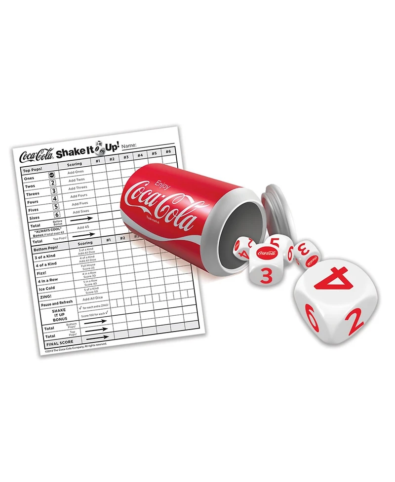 Masterpieces Officially Licensed Coca-Cola Shake It Up Dice Game
