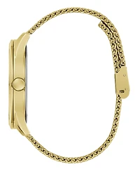 Guess Men's Analog Gold-Tone Stainless Steel Mesh Watch, 44mm