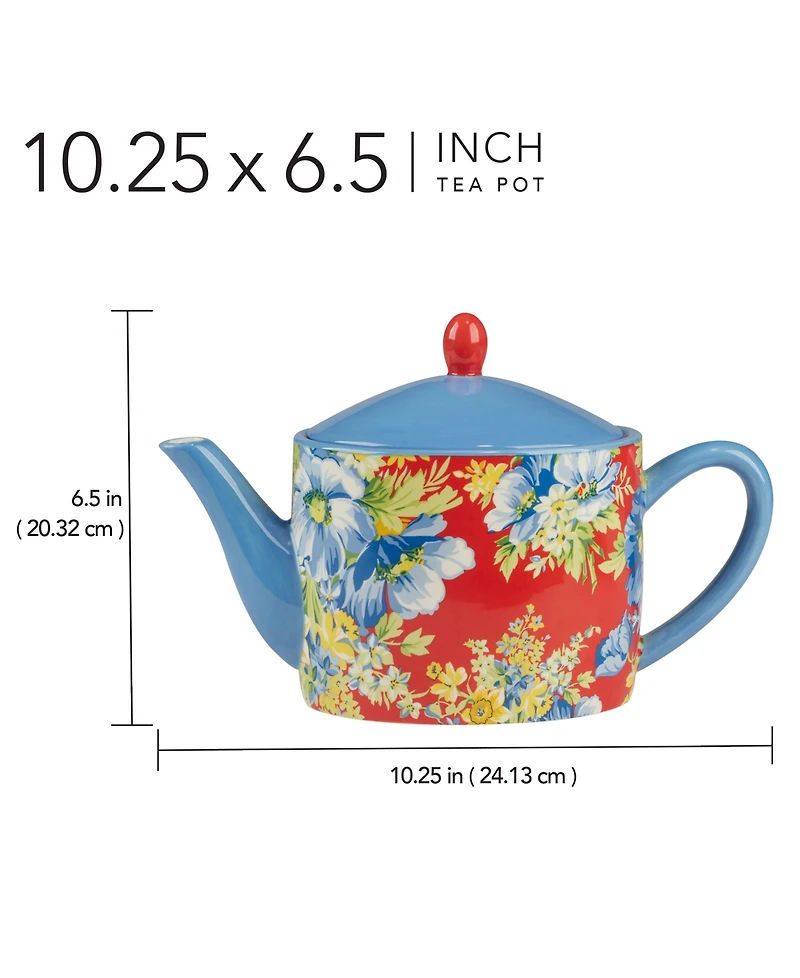 Certified International Blossom Teapot