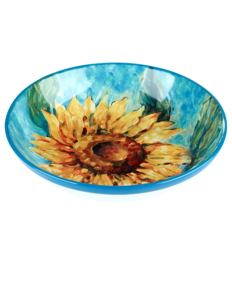 Certified International Golden Sunflowers Serving Bowl