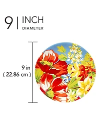 Certified International Blossom Set of 4 Salad Plates