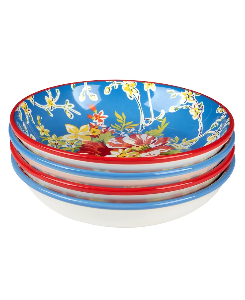 Certified International Blossom Set of 4 Soup Bowls