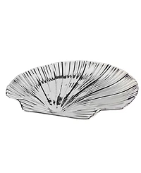 Certified International Silver Coast Set of 4 3-d Shell Candy Plate