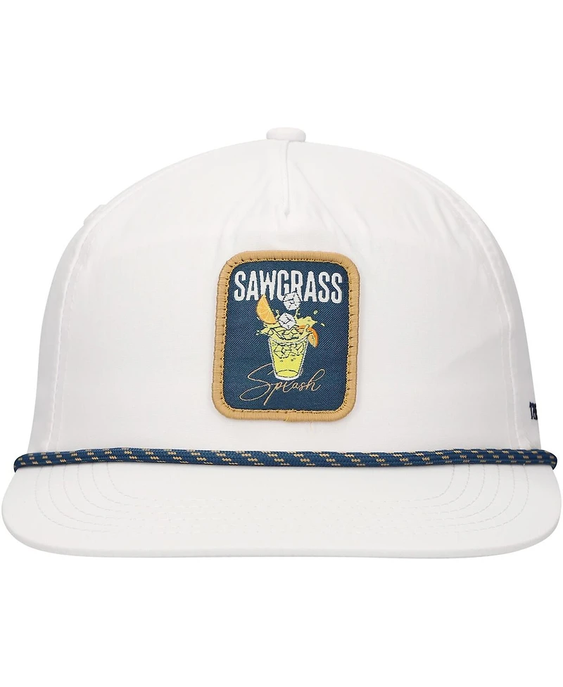Men's Barstool Golf White The Players Snapback Hat