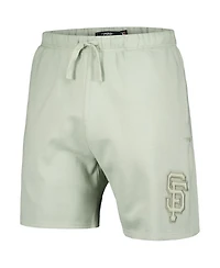 Men's Pro Standard Light Green San Francisco Giants Neutral Fleece Shorts