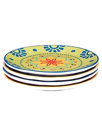 Certified International Spice Love Salad Plates Set of 4