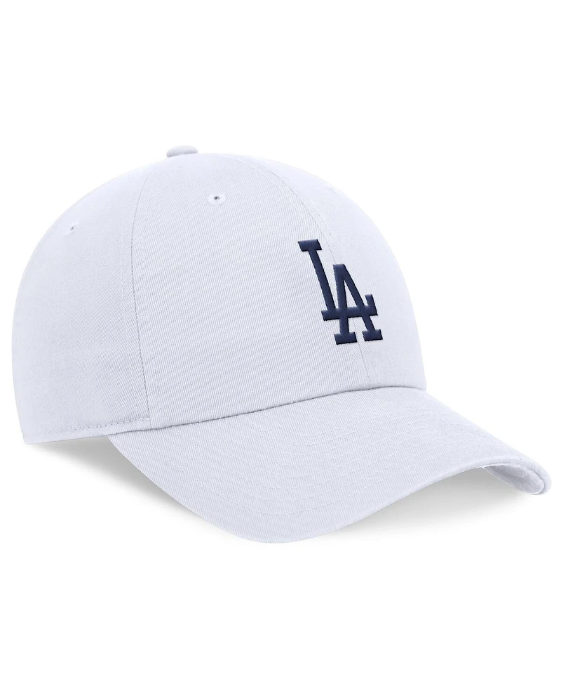 Men's Nike White Los Angeles Dodgers Evergreen Club Adjustable Hat