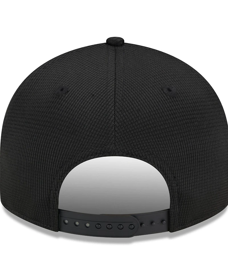 Men's New Era Black Chicago White Sox 2024 Batting Practice Low Profile 9FIFTY Snapback Hat