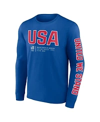 Men's Fanatics Royal Team Usa Strive For Gold Long Sleeve T-shirt