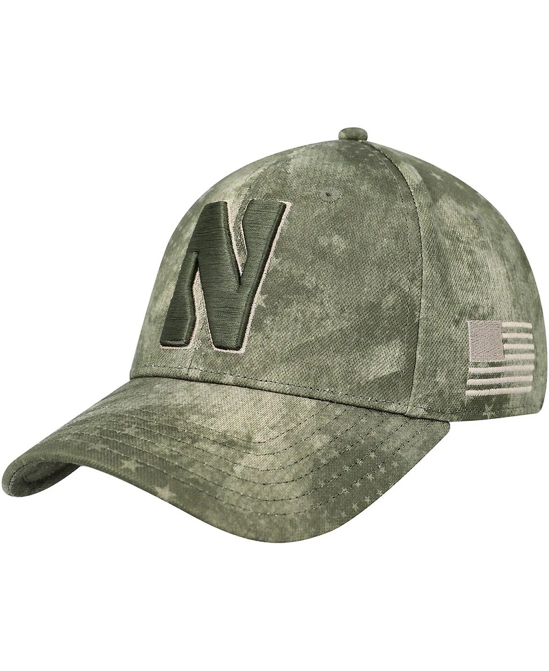Men's Under Armour Camo Northwestern Wildcats Blitzing Performance Adjustable Hat