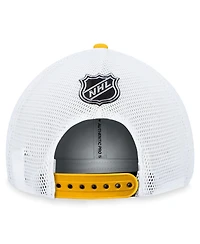 Men's Fanatics Black Pittsburgh Penguins Authentic Pro Rink Trucker Adjustable Hat
