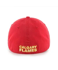 Men's '47 Brand Red Calgary Flames Classic Franchise Fitted Hat