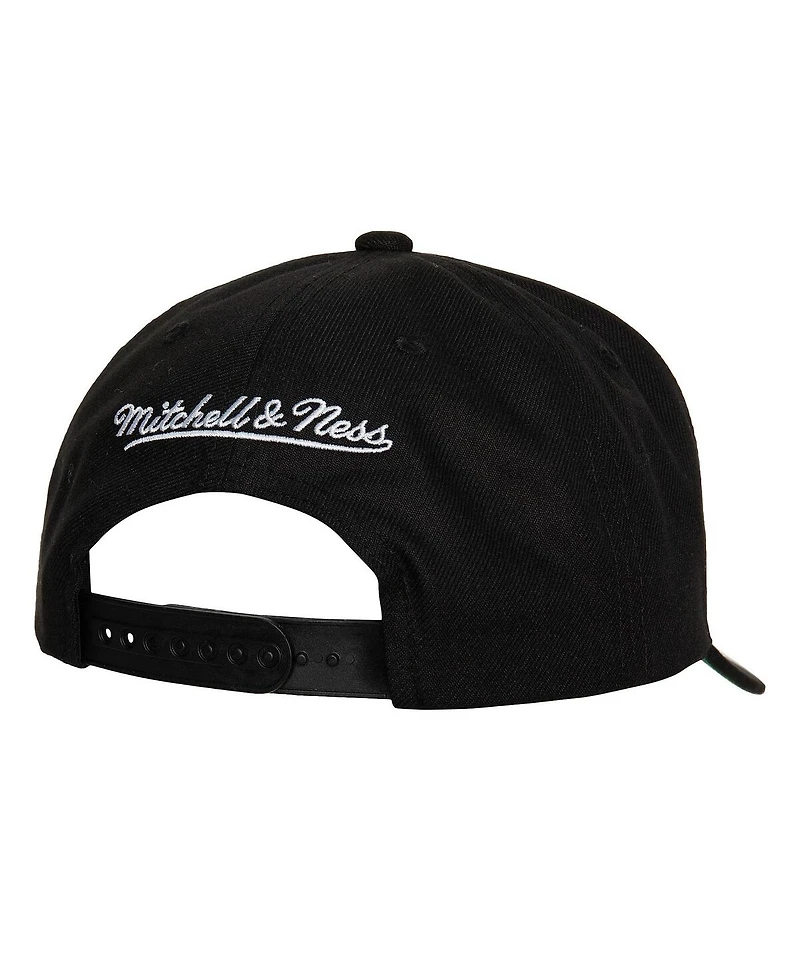 Men's Mitchell & Ness Black Philadelphia Flyers Team Ground Pro Adjustable Hat