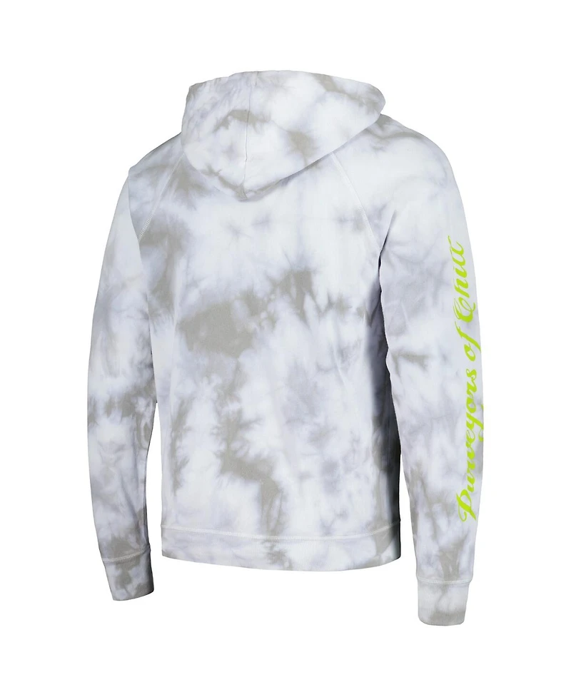 Men's and Women's Margaritaville Graphite Tye-Dye Pullover Hoodie
