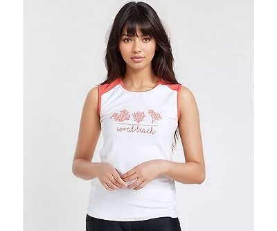 Calypsa Women's Loose Fit Maya Swim Top