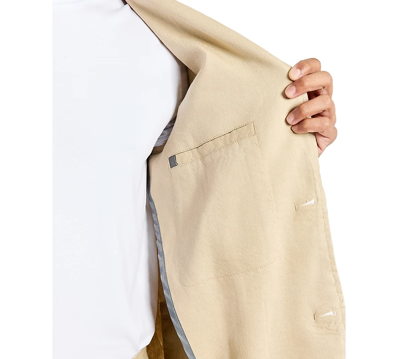 Kenneth Cole Men's Performance Patch-Pocket Slim-Fit Blazer