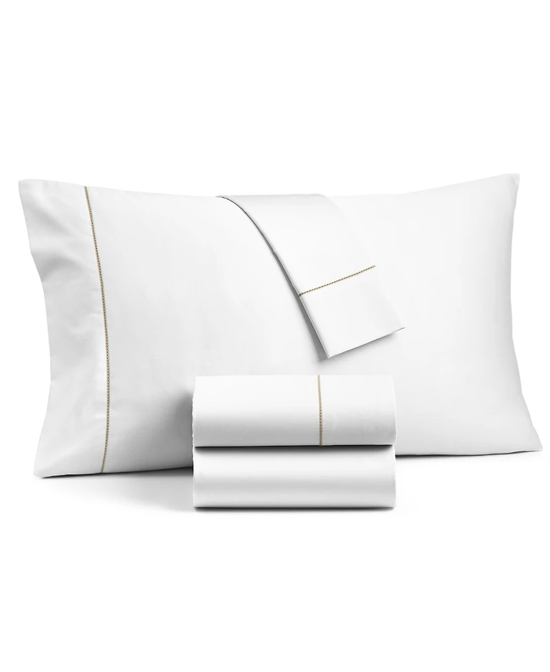 Last Act! Charter Club Solid 550 Thread Count 100% Cotton 3-Pc. Sheet Set, Twin, Exclusively at Macy's