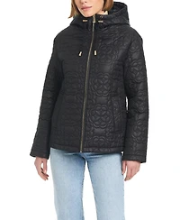 kate spade new york Women's Signature Zip-Front Water-Resistant Quilted Jacket