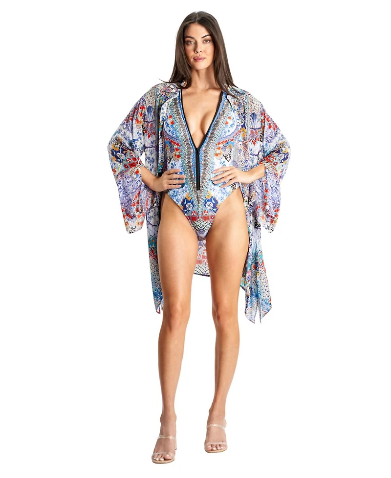 La Moda Clothing Women's Short Overshirt