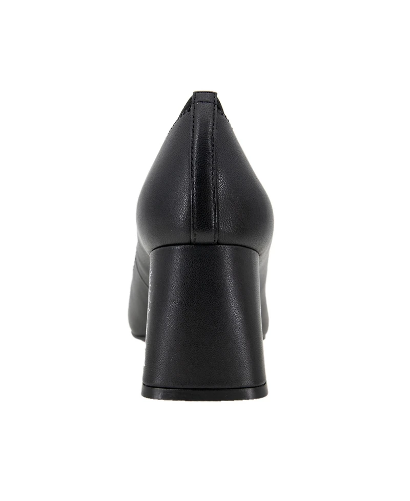 Gentle Souls Women's Dionne Block Heel Pointy Toe Pumps