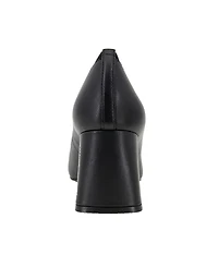 Gentle Souls Women's Dionne Block Heel Pointy Toe Pumps