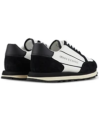 A|X Armani Exchange Men's Suede Logo Sneaker
