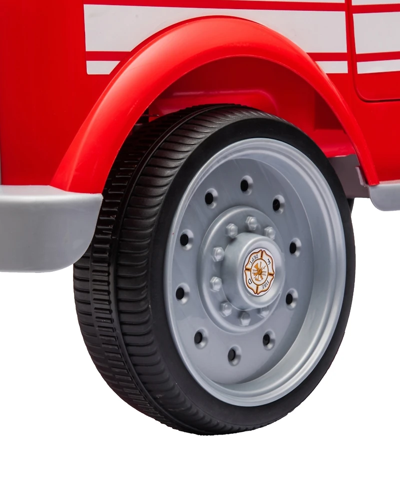 Freddo 12V Firetruck 1-Seater Ride on