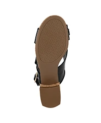Jones New York Women's Grenel Crisscross Block Heel Dress Sandals