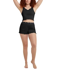 Hanes Women's Originals Cozywear Cropped Ribbed Tank Top OG117