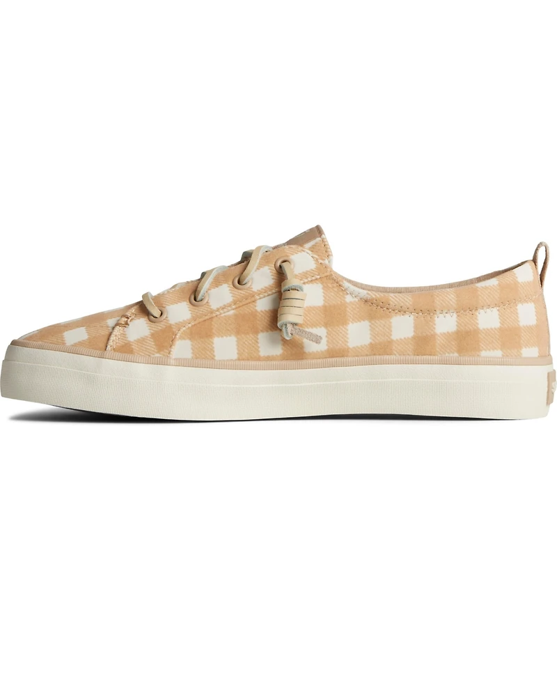 Sperry Women's Crest Vibe Gingham Canvas Sneakers, Created for Macy's