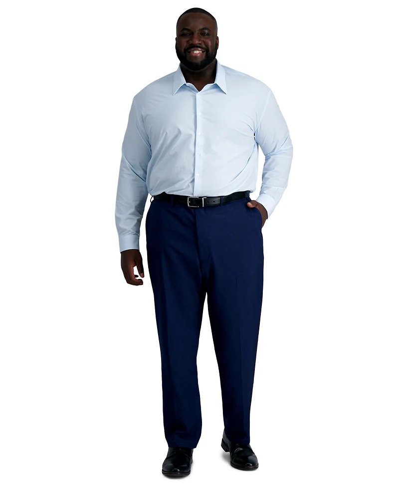Big & Tall Haggar Men's Smart Wash Classic Fit Dress Shirt