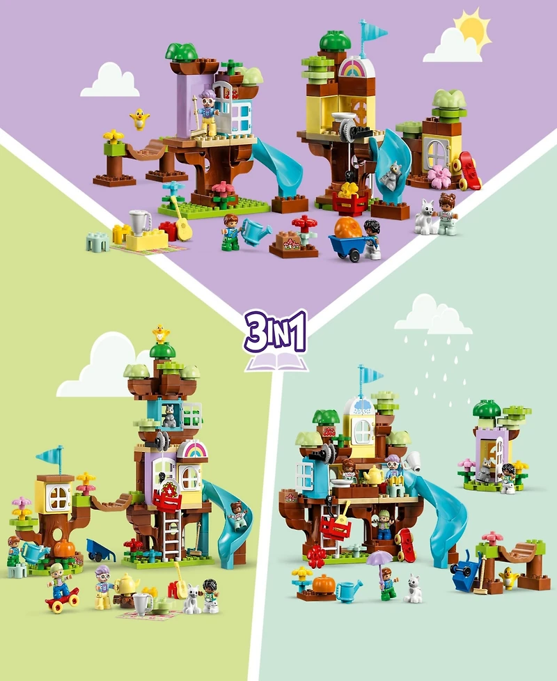 Lego Duplo Town 3in1 Tree House 10993 Building Set
